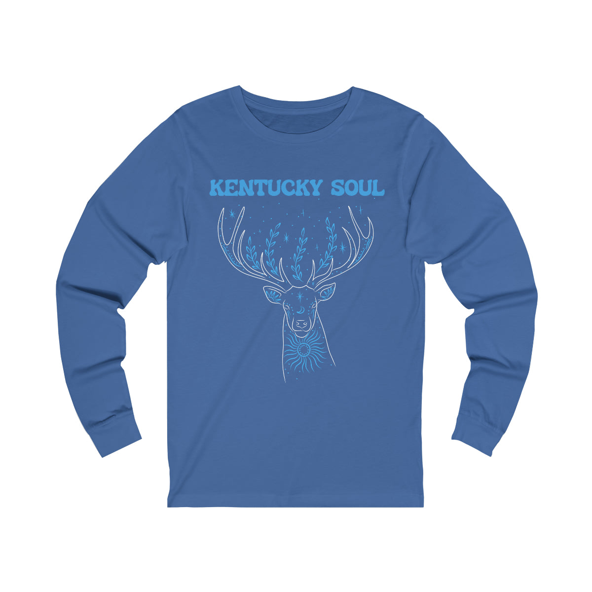 Unisex Blue Deer - Jersey Long Sleeve Tee