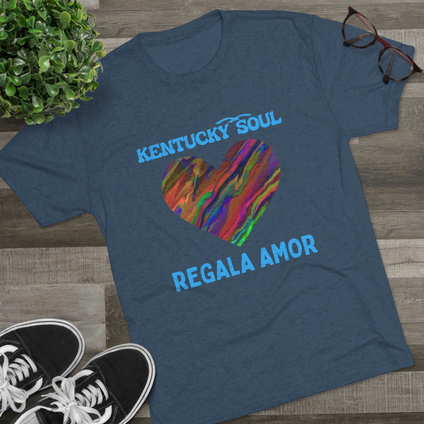 Men's Regala Amor Single Single Cover Tri-Blend- Tee