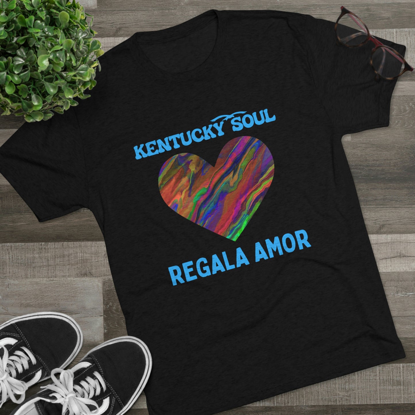 Men's Regala Amor Single Single Cover Tri-Blend- Tee
