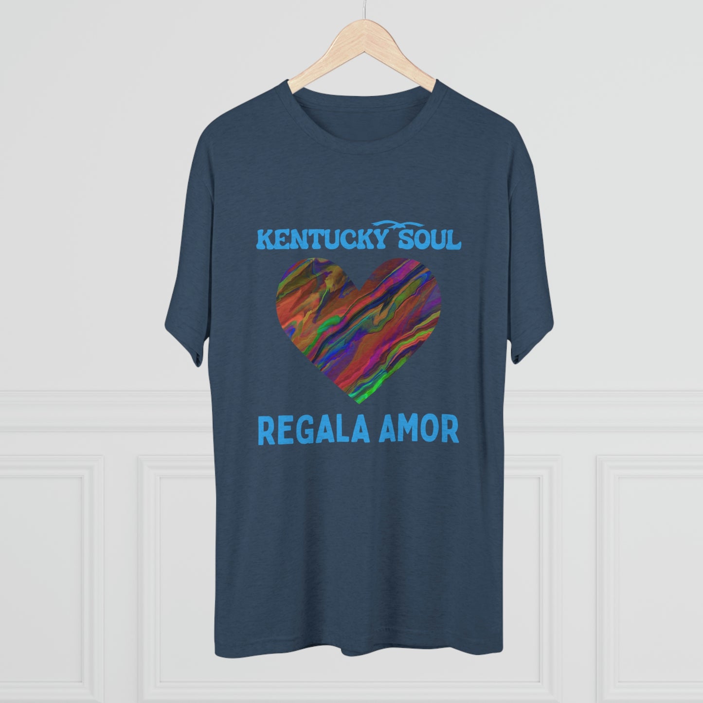 Men's Regala Amor Single Single Cover Tri-Blend- Tee