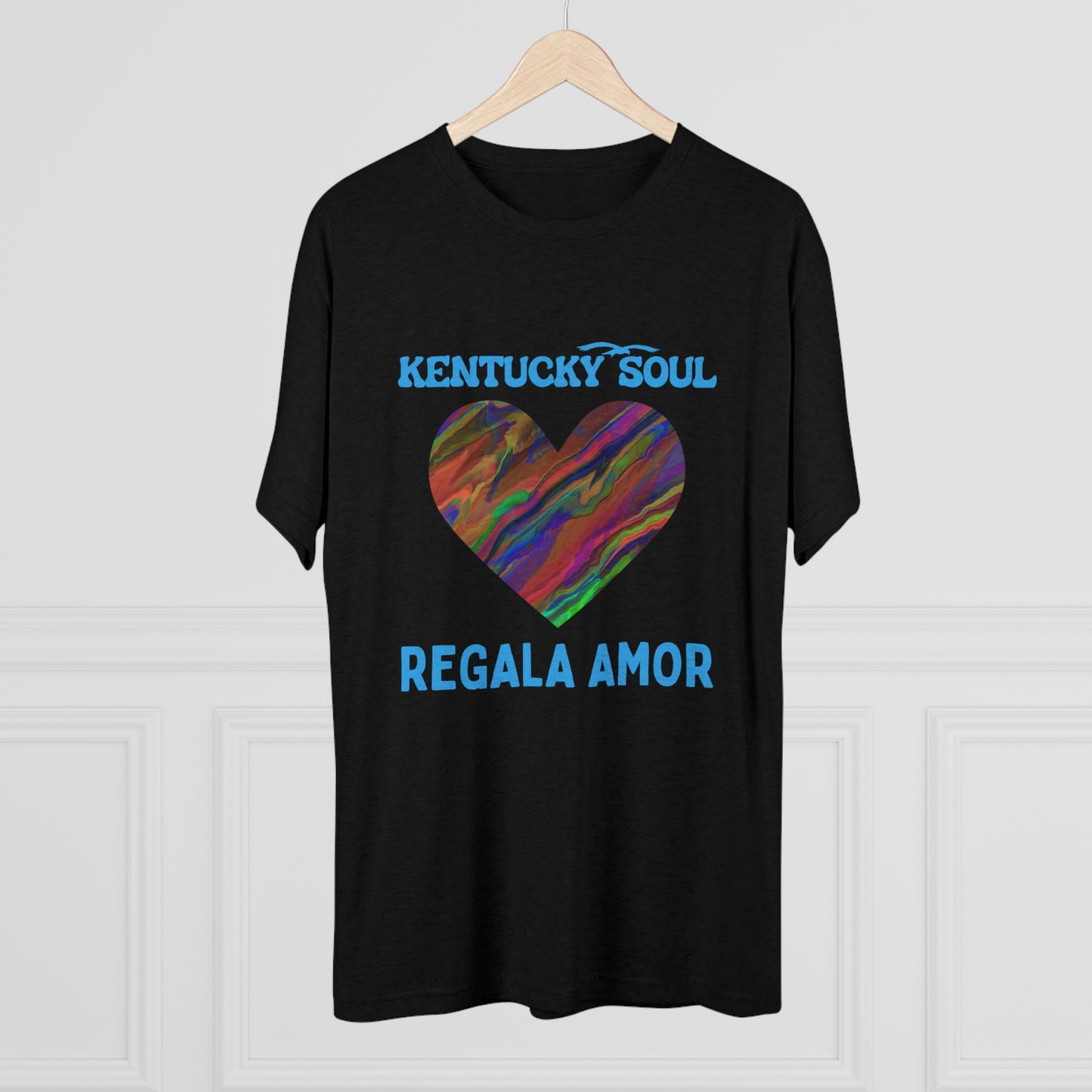 Men's Regala Amor Single Single Cover Tri-Blend- Tee
