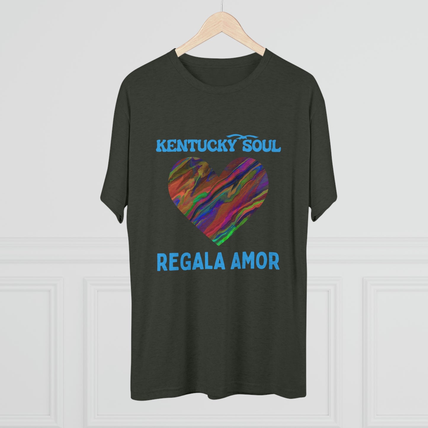 Men's Regala Amor Single Single Cover Tri-Blend- Tee