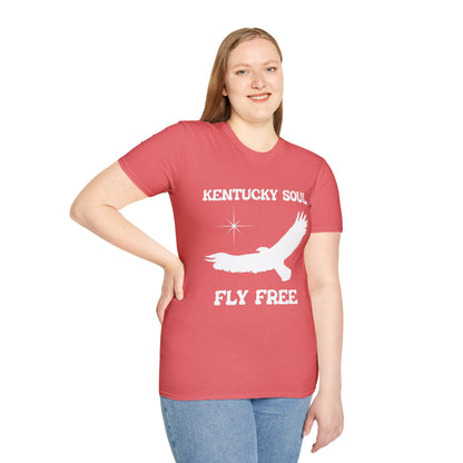 Unisex Kentucky soul Fly Free Softstyle T-Shirt