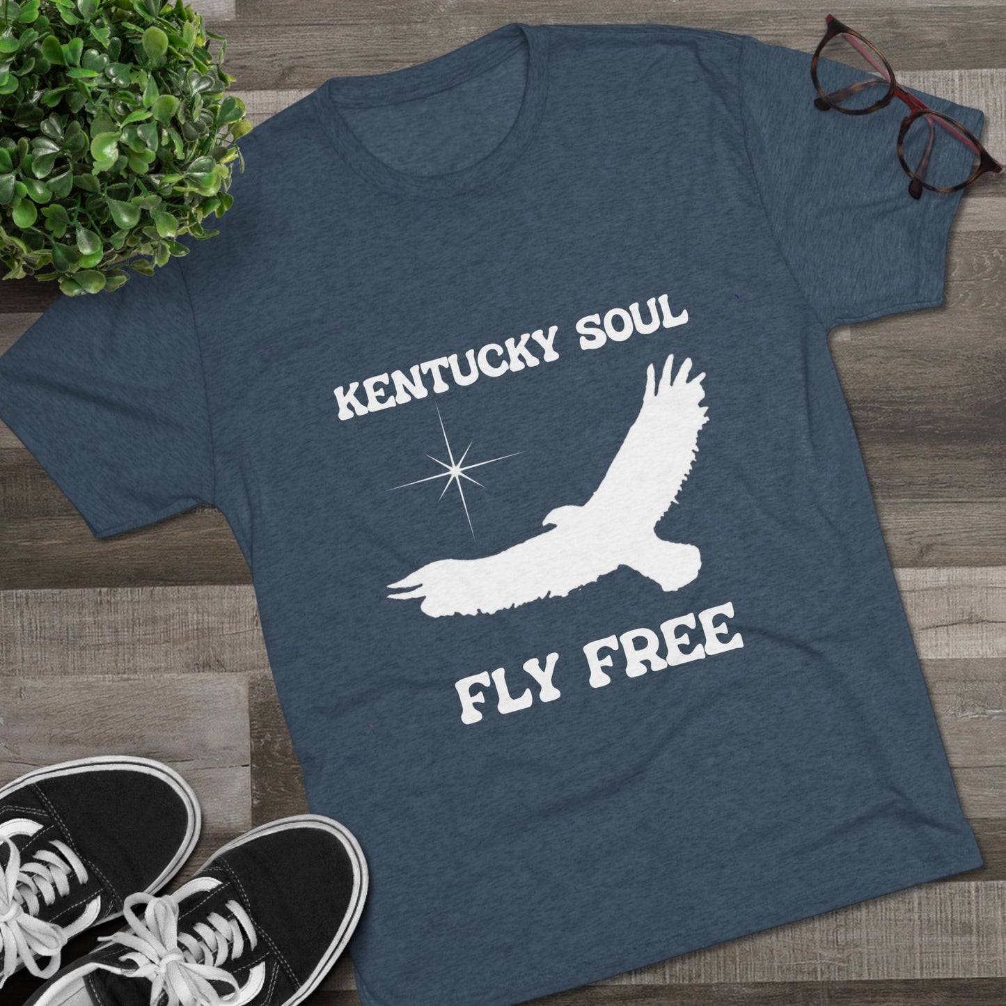 Men's Kentucky Soul Fly Free Tri-Blend- Tee