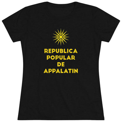 Women's Republica Popular De Appalatin Triblend Tee