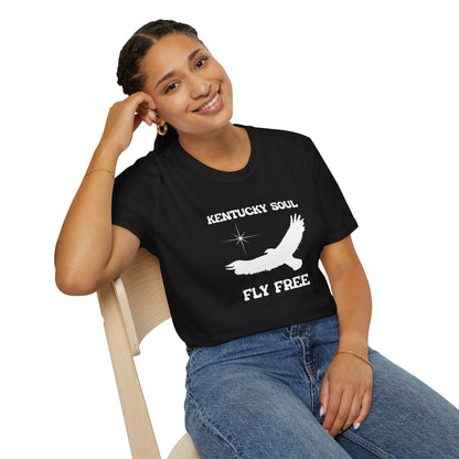 Unisex Kentucky soul Fly Free Softstyle T-Shirt