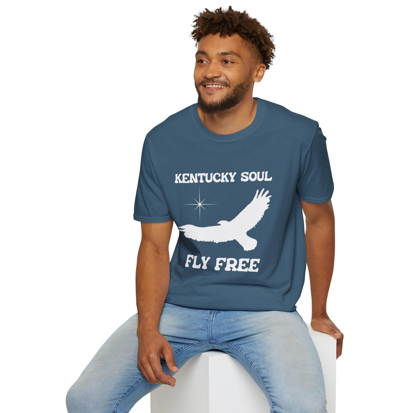 Unisex Kentucky soul Fly Free Softstyle T-Shirt