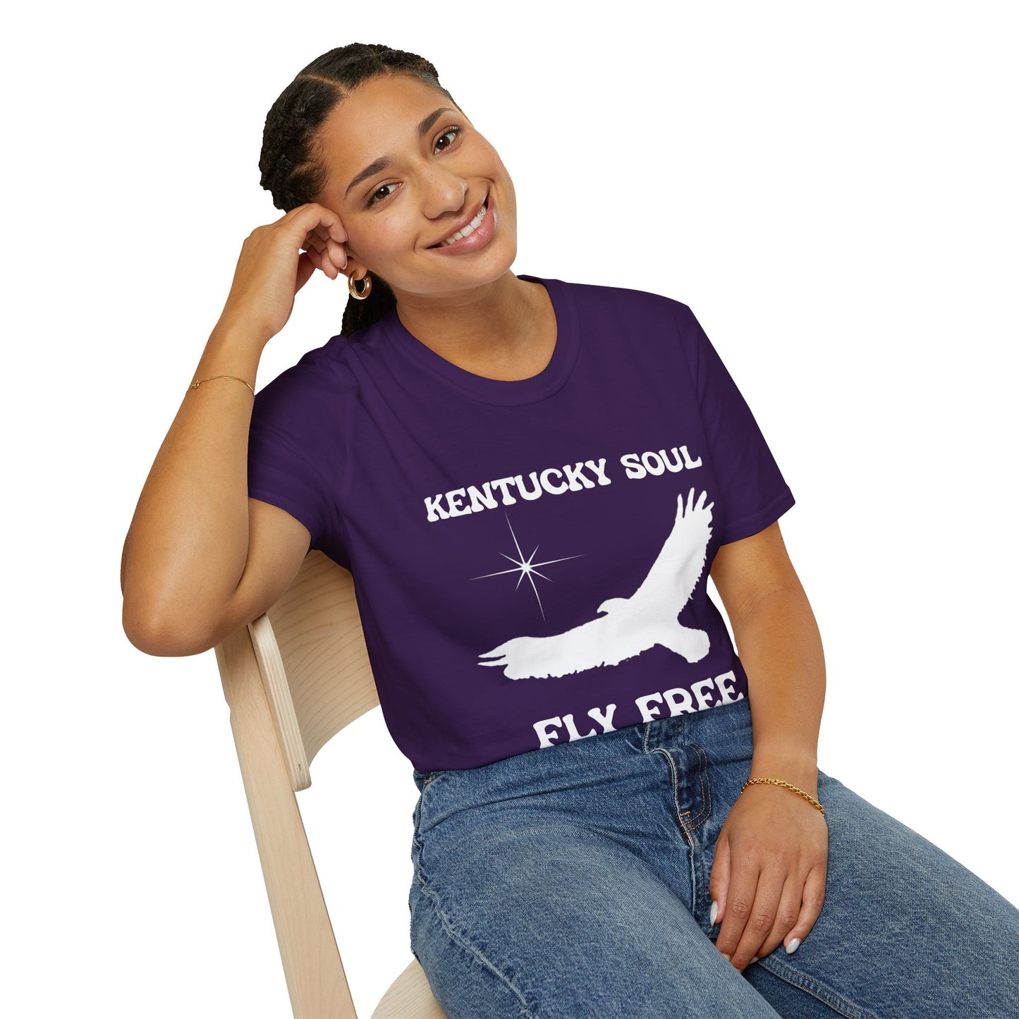 Unisex Kentucky soul Fly Free Softstyle T-Shirt