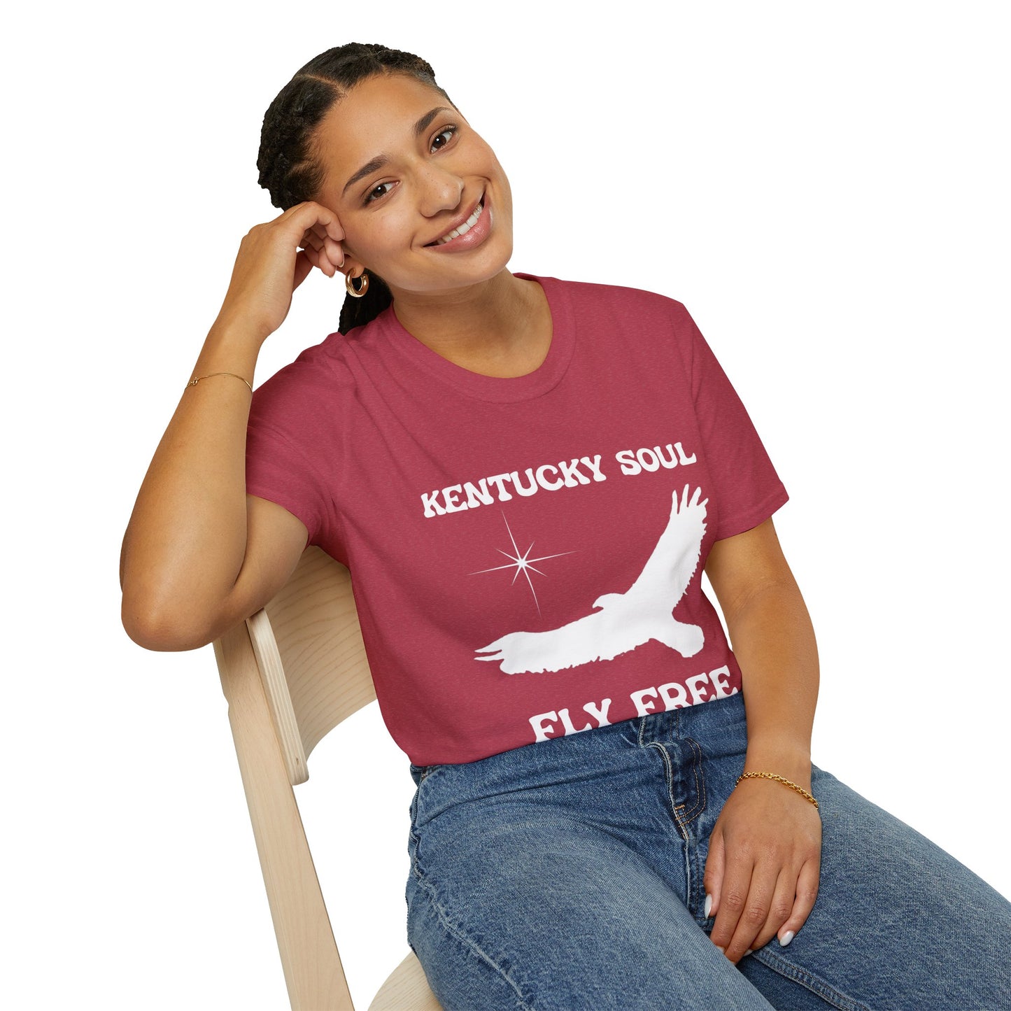 Unisex Kentucky soul Fly Free Softstyle T-Shirt
