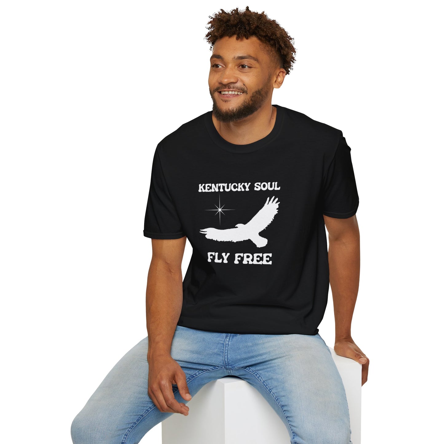 Unisex Kentucky soul Fly Free Softstyle T-Shirt