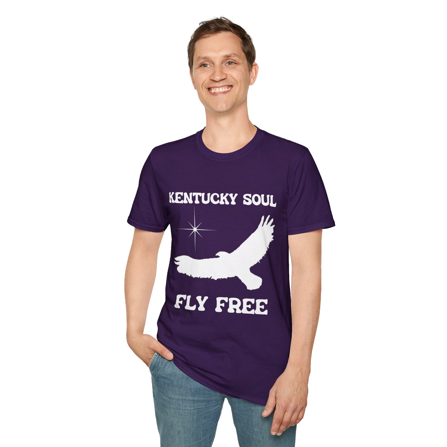 Unisex Kentucky soul Fly Free Softstyle T-Shirt