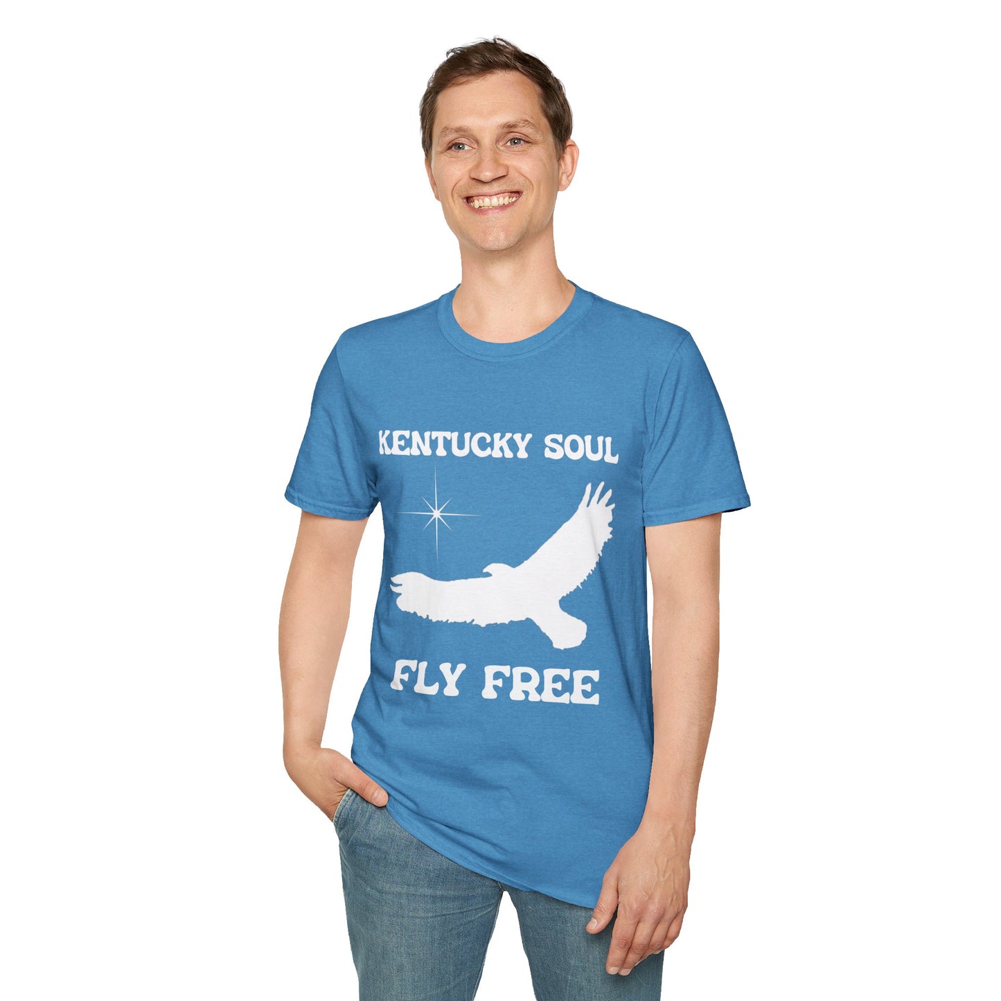 Unisex Kentucky soul Fly Free Softstyle T-Shirt