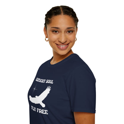 Unisex Kentucky soul Fly Free Softstyle T-Shirt