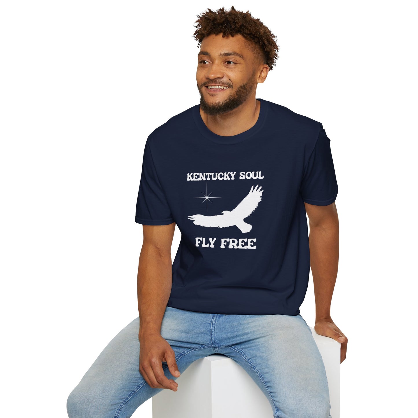 Unisex Kentucky soul Fly Free Softstyle T-Shirt