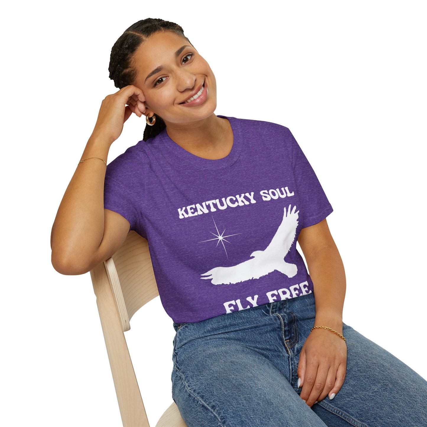 Unisex Kentucky soul Fly Free Softstyle T-Shirt