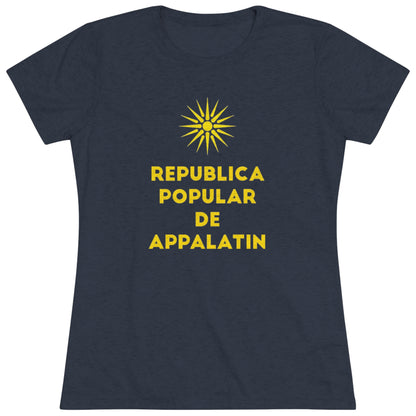 Women's Republica Popular De Appalatin Triblend Tee