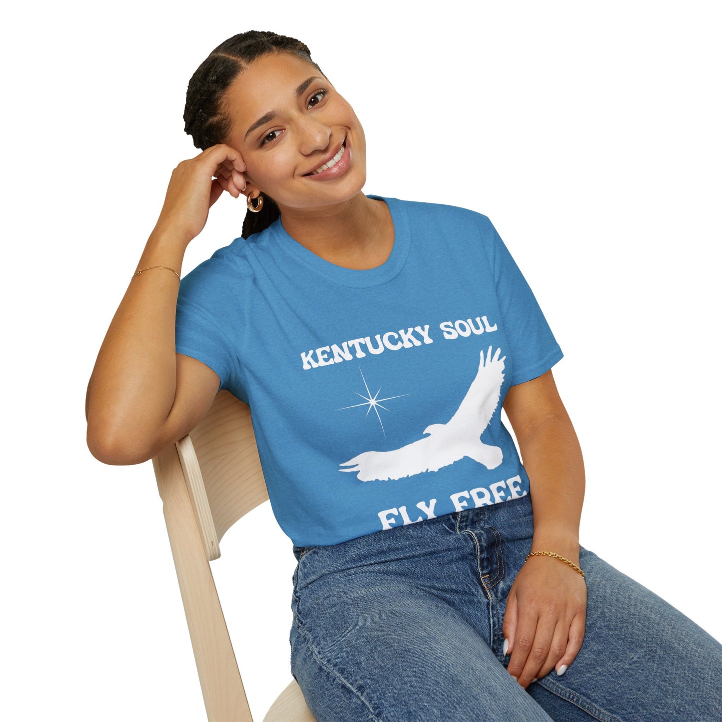 Unisex Kentucky soul Fly Free Softstyle T-Shirt