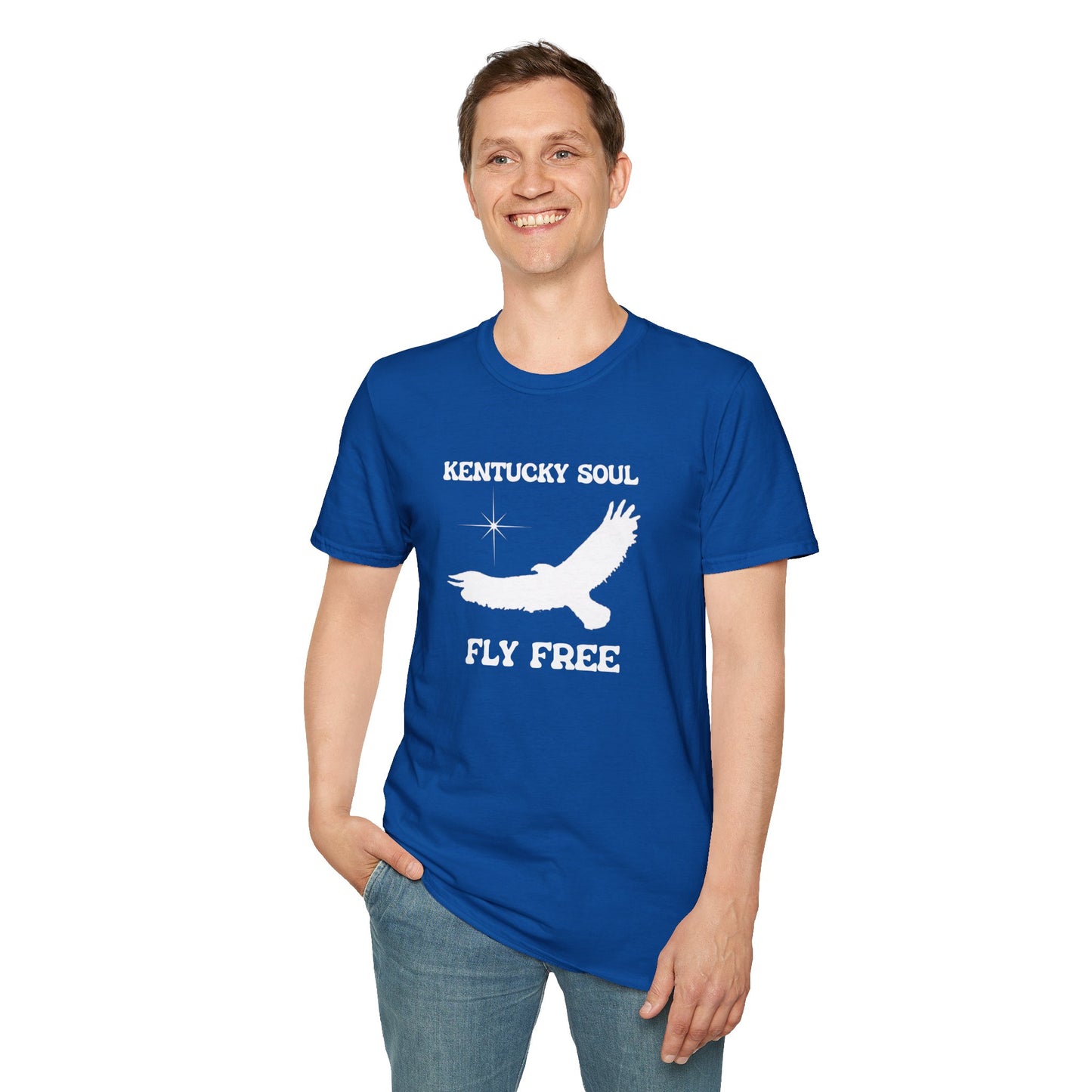 Unisex Kentucky soul Fly Free Softstyle T-Shirt