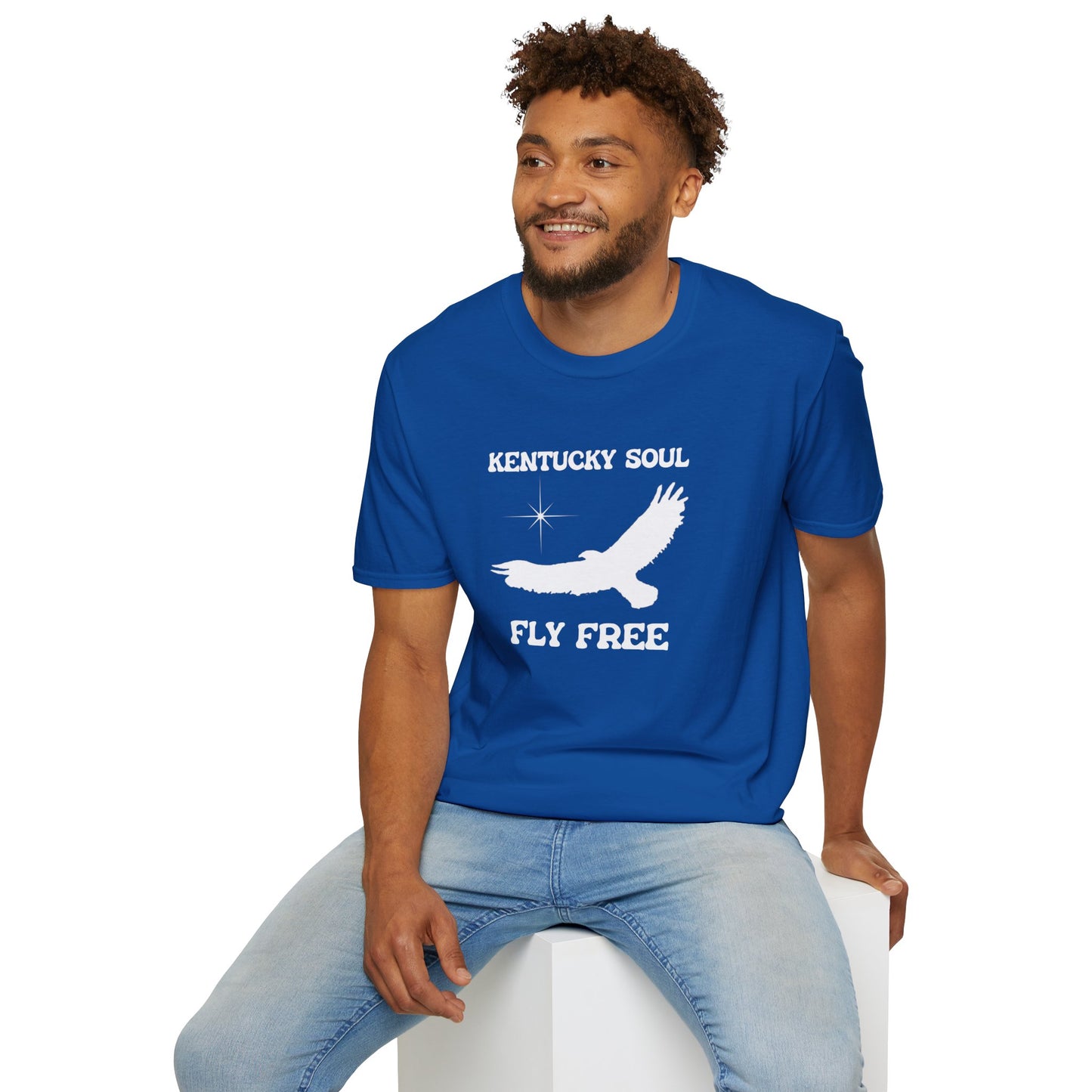 Unisex Kentucky soul Fly Free Softstyle T-Shirt