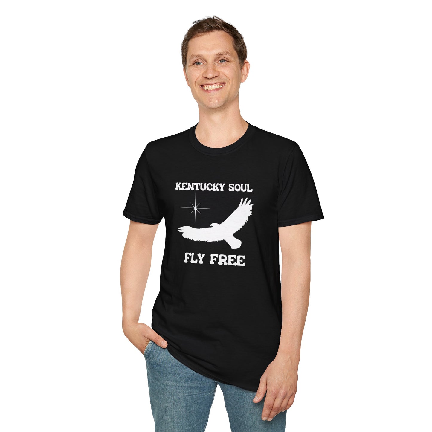 Unisex Kentucky soul Fly Free Softstyle T-Shirt