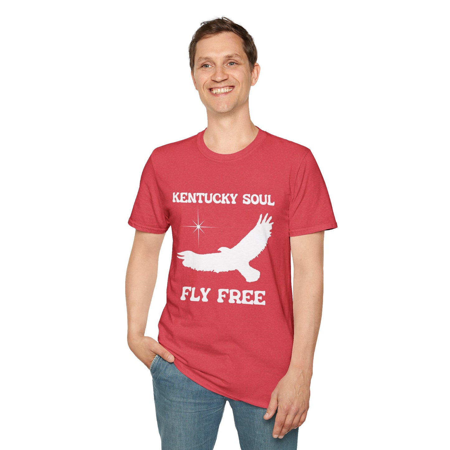 Unisex Kentucky soul Fly Free Softstyle T-Shirt