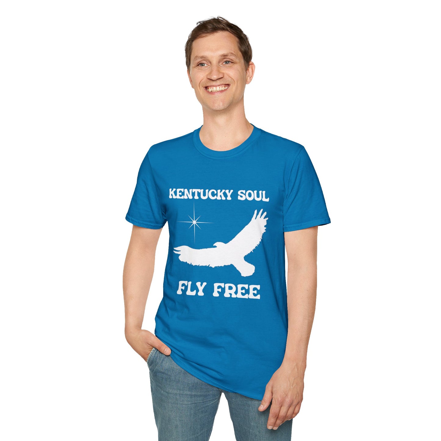 Unisex Kentucky soul Fly Free Softstyle T-Shirt