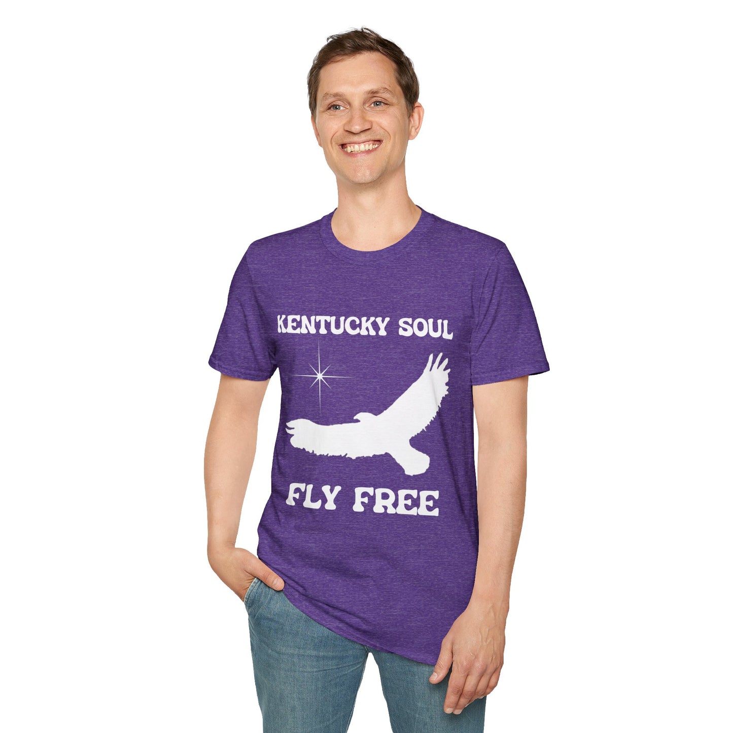 Unisex Kentucky soul Fly Free Softstyle T-Shirt