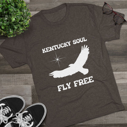 Men's Kentucky Soul Fly Free Tri-Blend- Tee