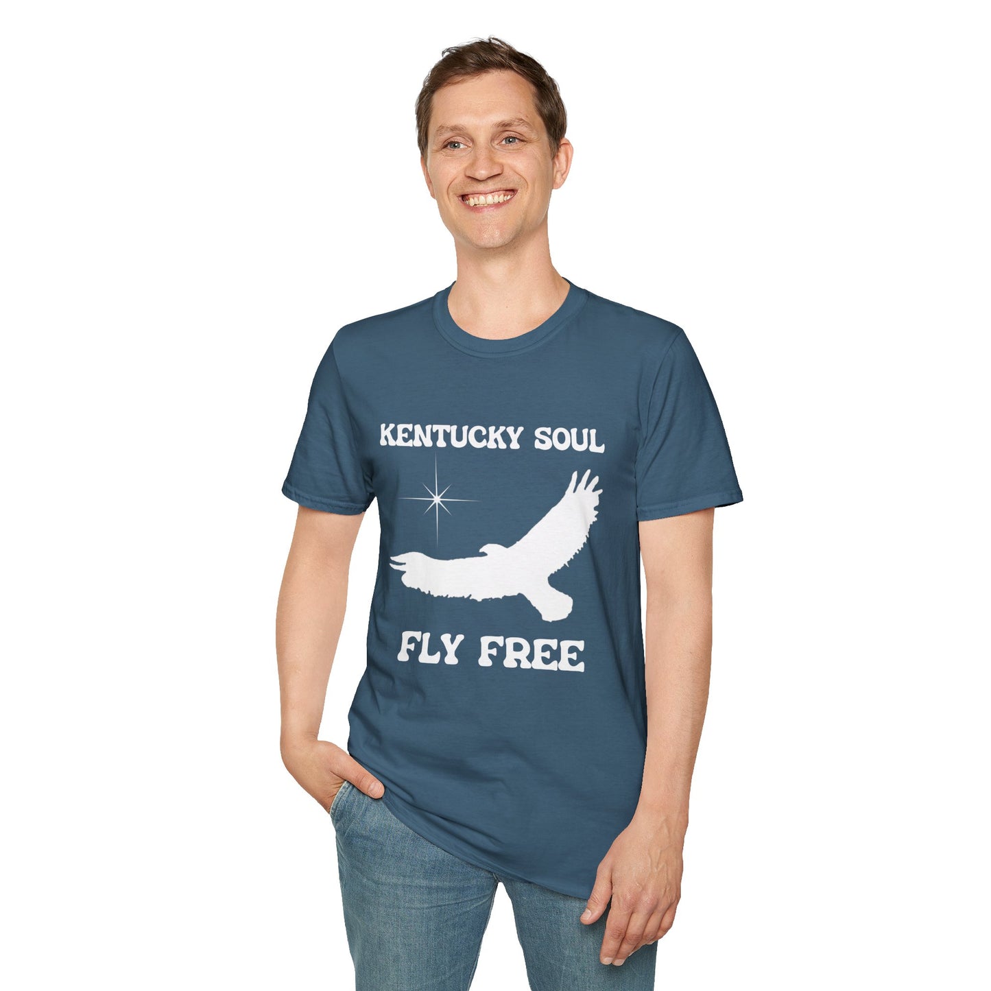 Unisex Kentucky soul Fly Free Softstyle T-Shirt