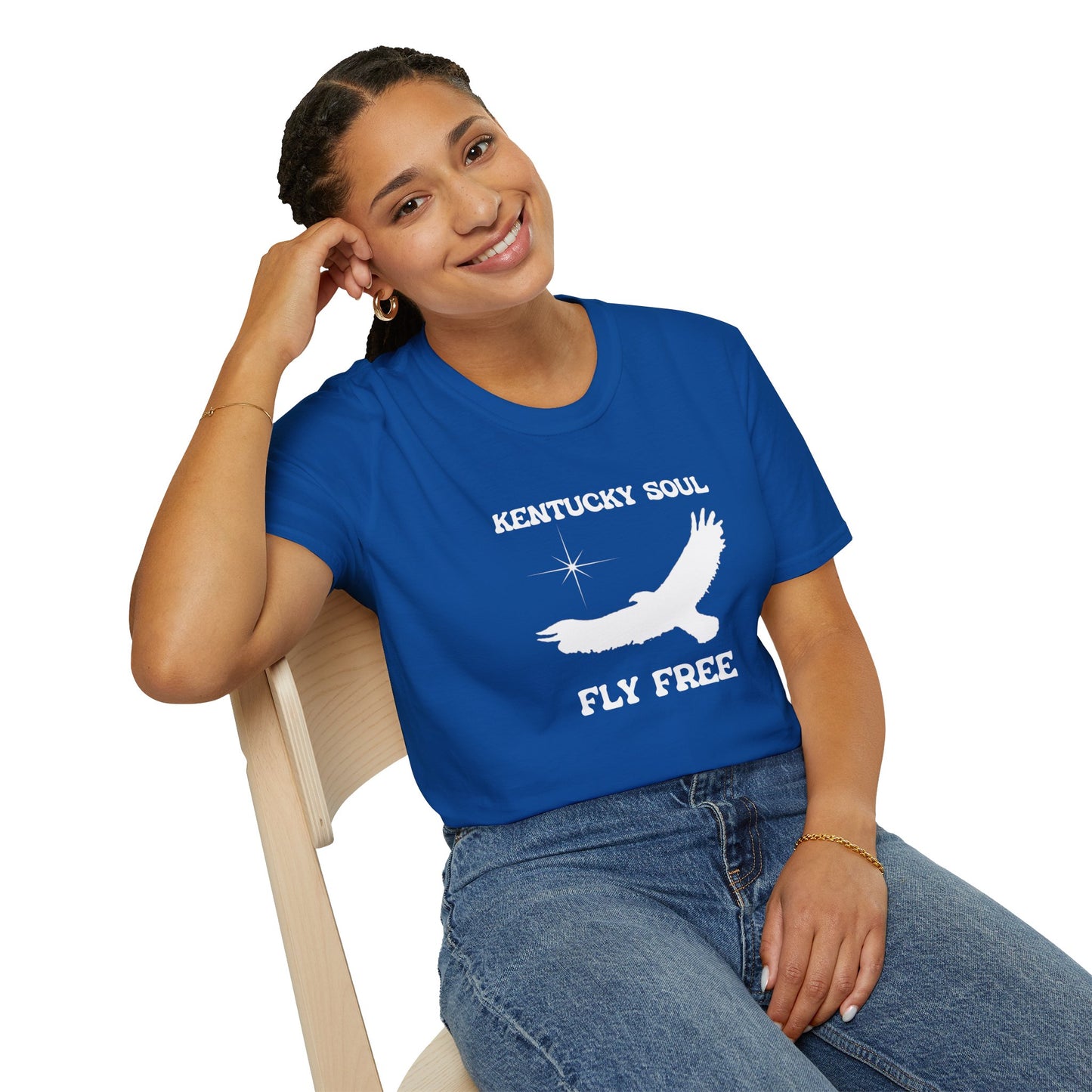 Unisex Kentucky soul Fly Free Softstyle T-Shirt