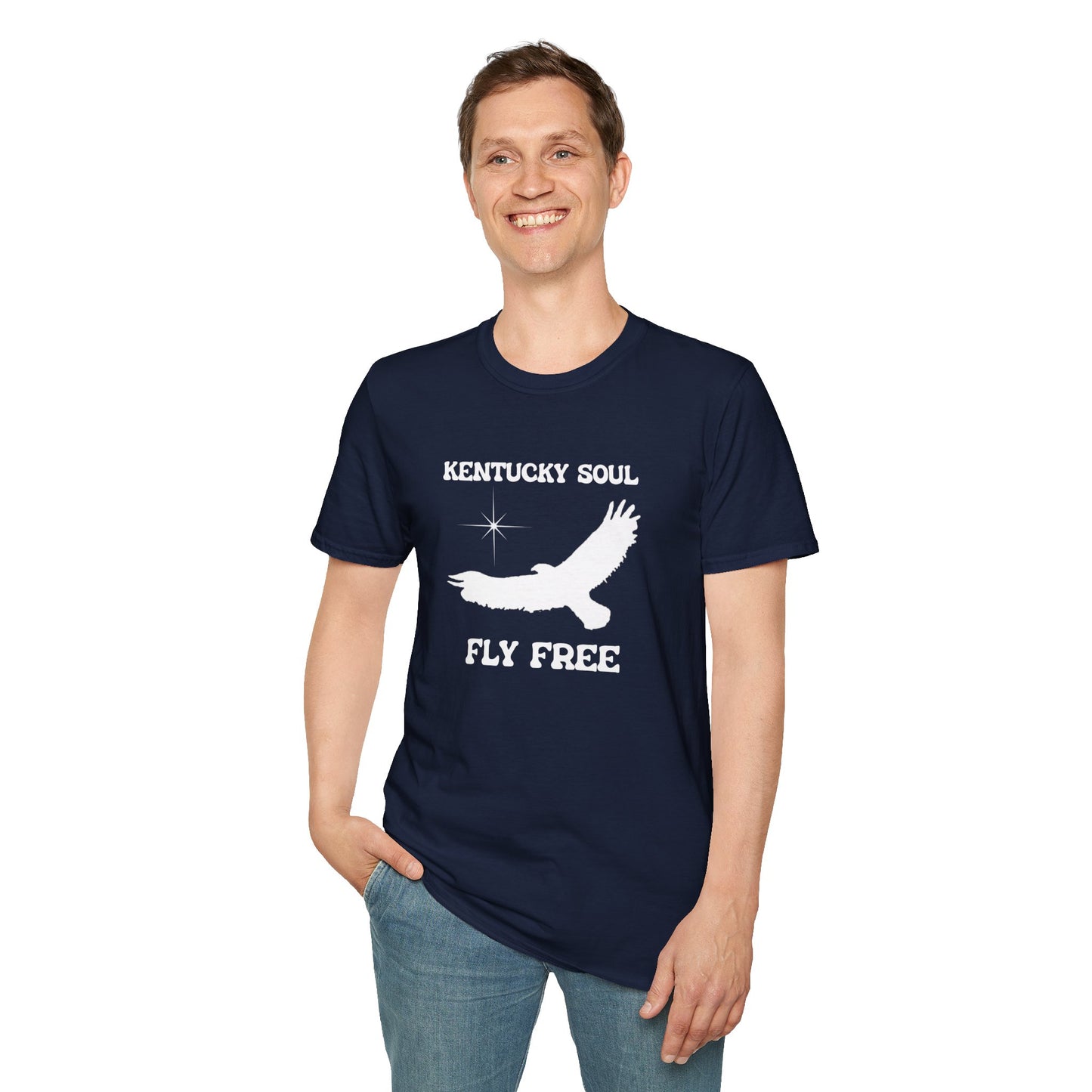 Unisex Kentucky soul Fly Free Softstyle T-Shirt