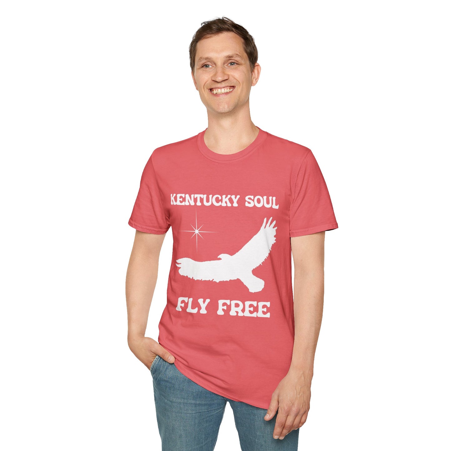 Unisex Kentucky soul Fly Free Softstyle T-Shirt