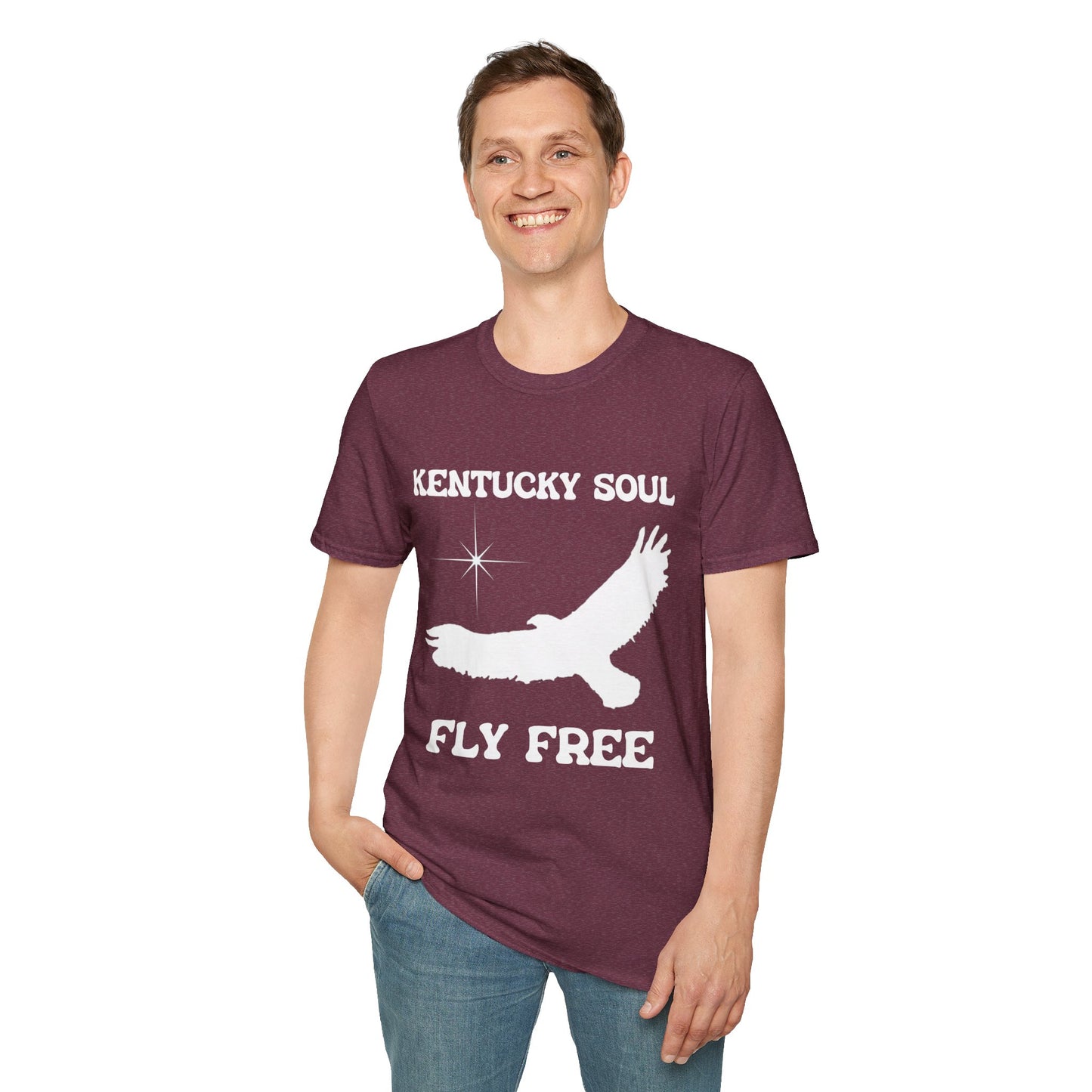 Unisex Kentucky soul Fly Free Softstyle T-Shirt