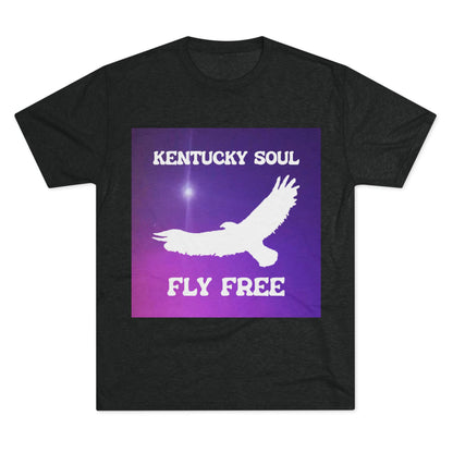 Men's Kentucky Soul Fly Free Single Cover Tri-Blend- Tee