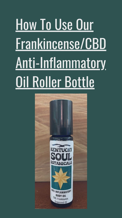 FRANKINCENSE/ CBD ANTI-INFLAMMATORY OIL BLEND