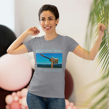 Women's I Come From the Mountains Single Cover Triblend Tee