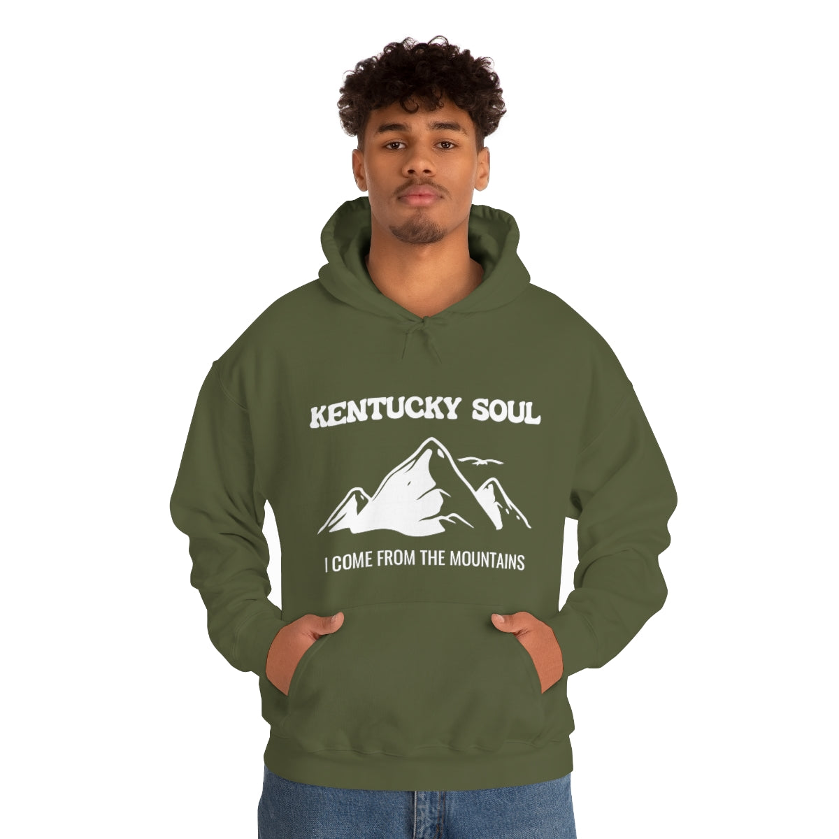 I Come From The Mountains- Unisex Heavy Blend™ Hooded Sweatshirt
