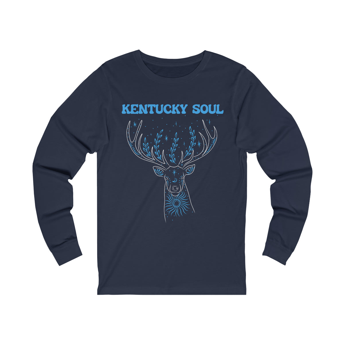 Unisex Blue Deer - Jersey Long Sleeve Tee