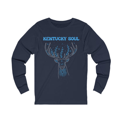 Unisex Blue Deer - Jersey Long Sleeve Tee