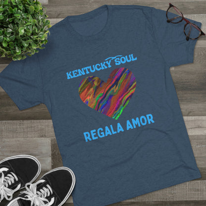 Men's Regala Amor Single Single Cover Tri-Blend- Tee