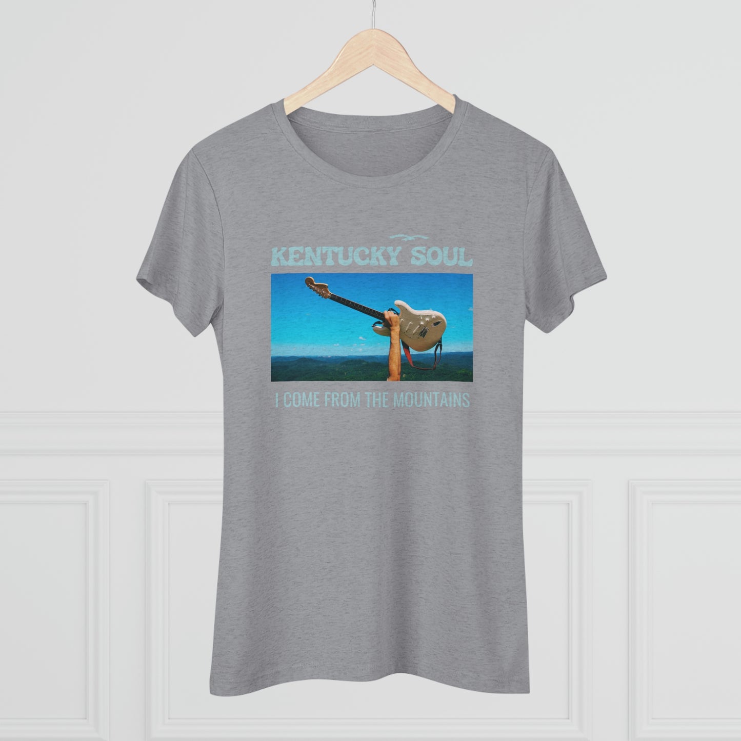 Women's I Come From the Mountains Single Cover Triblend Tee