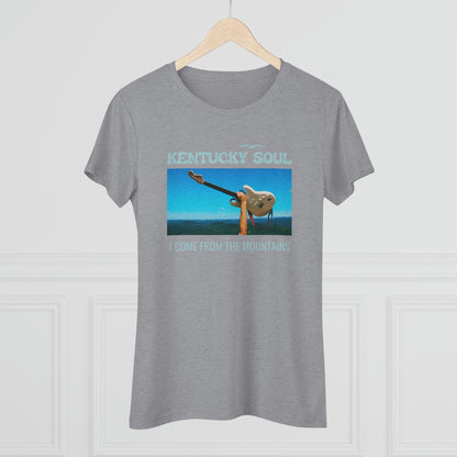 Women's I Come From the Mountains Single Cover Triblend Tee