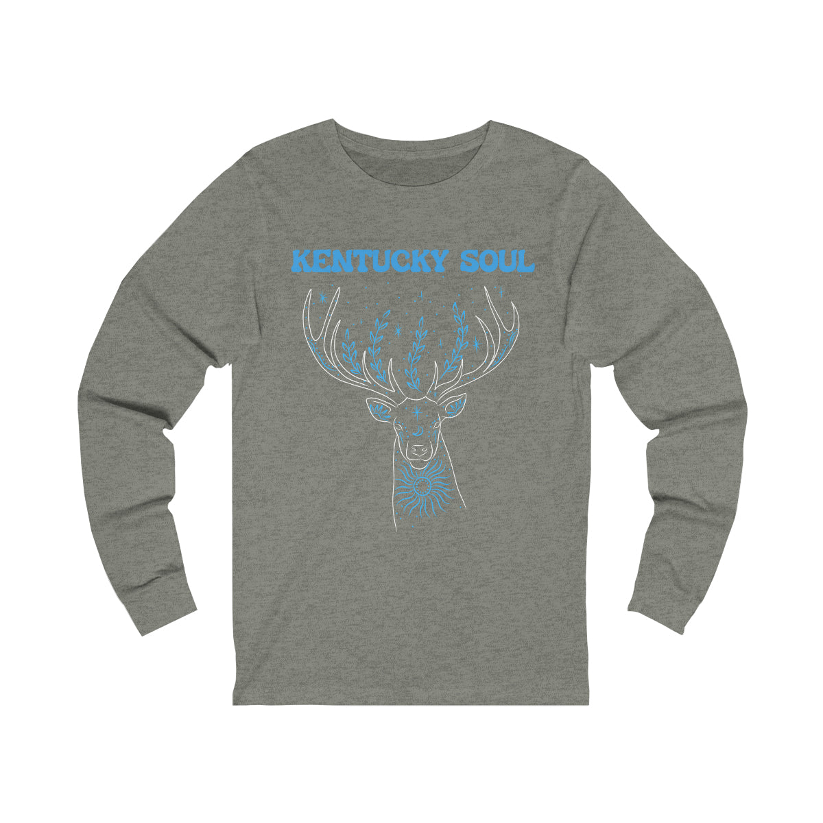 Unisex Blue Deer - Jersey Long Sleeve Tee