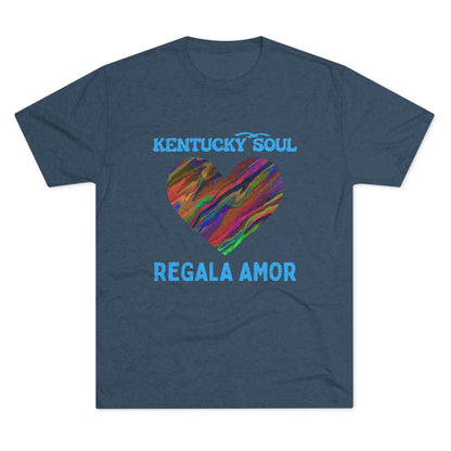 Men's Regala Amor Single Single Cover Tri-Blend- Tee