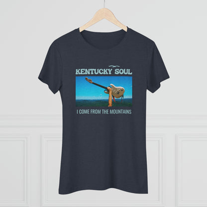 Women's I Come From the Mountains Single Cover Triblend Tee