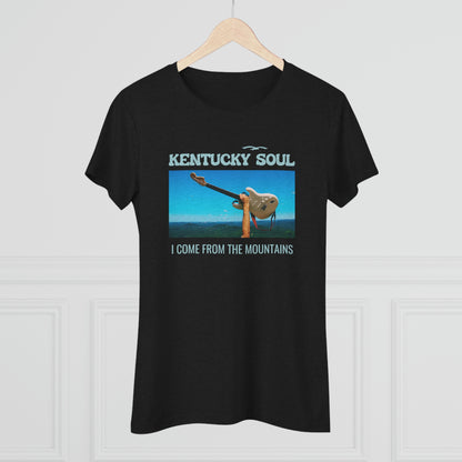 Women's I Come From the Mountains Single Cover Triblend Tee