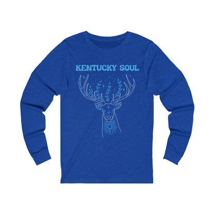 Unisex Blue Deer - Jersey Long Sleeve Tee