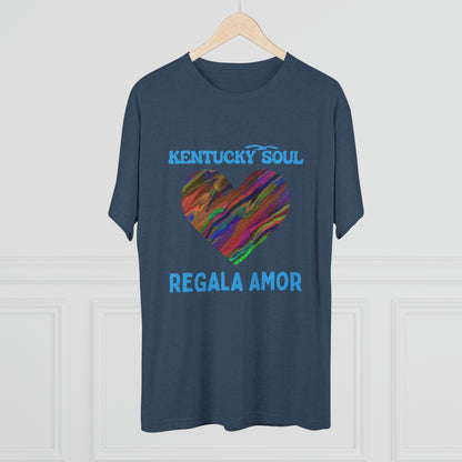Men's Regala Amor Single Single Cover Tri-Blend- Tee