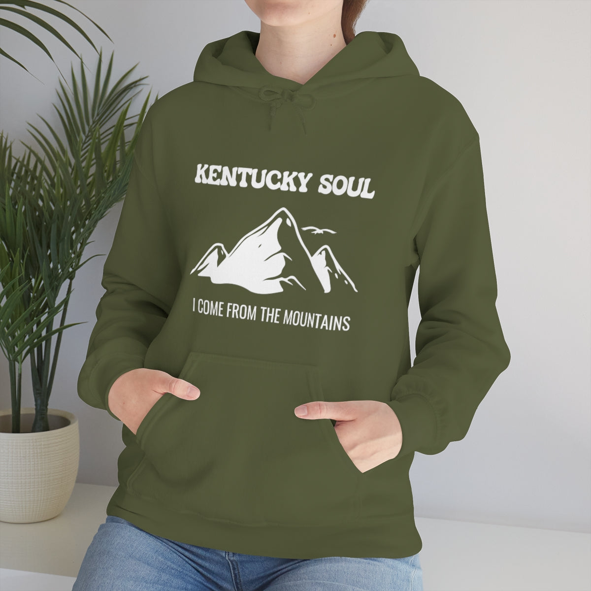 I Come From The Mountains- Unisex Heavy Blend™ Hooded Sweatshirt