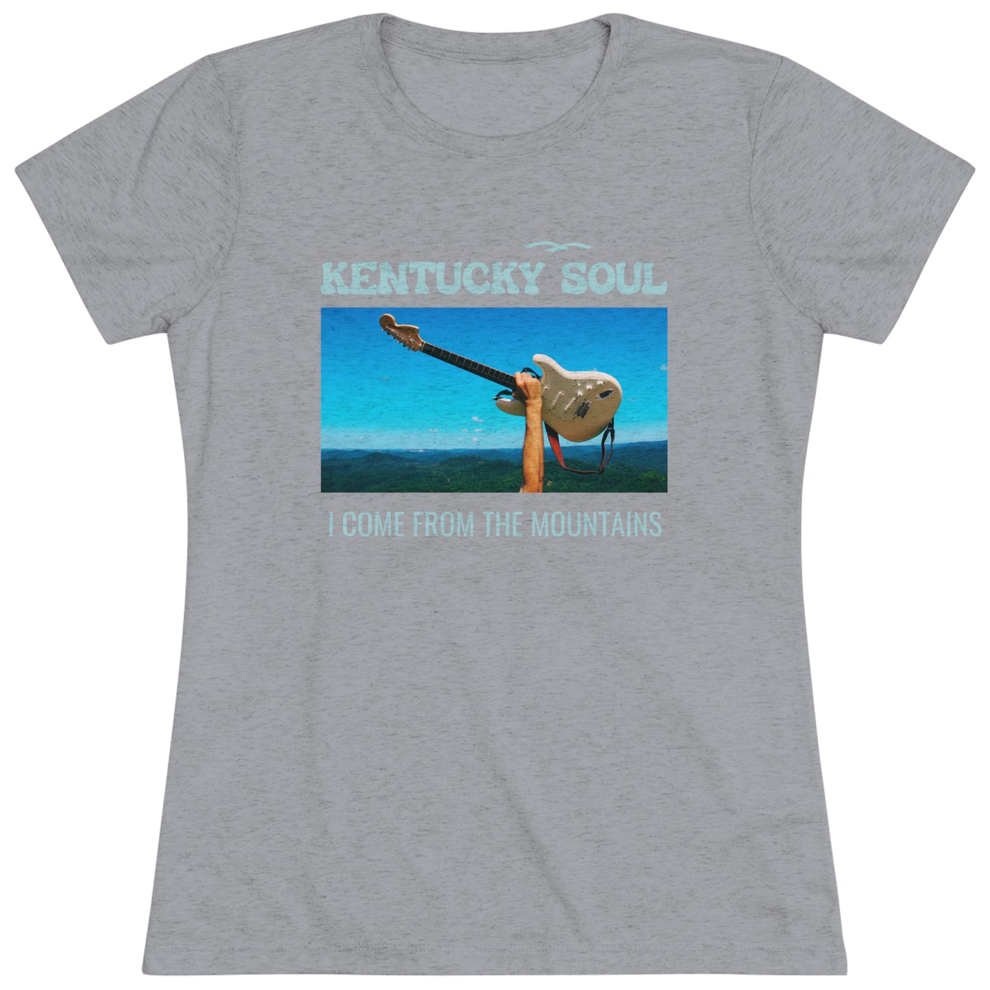 Women's I Come From the Mountains Single Cover Triblend Tee